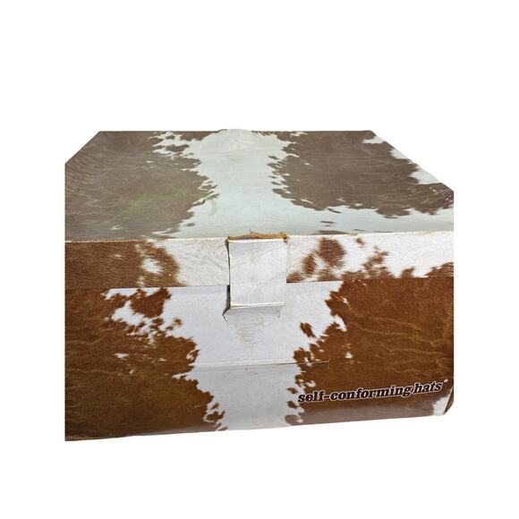 Western Black RESISTOL Beaver 4XXXX Self Conforming Cowboy Hat 7 With Box - Picture 11 of 12